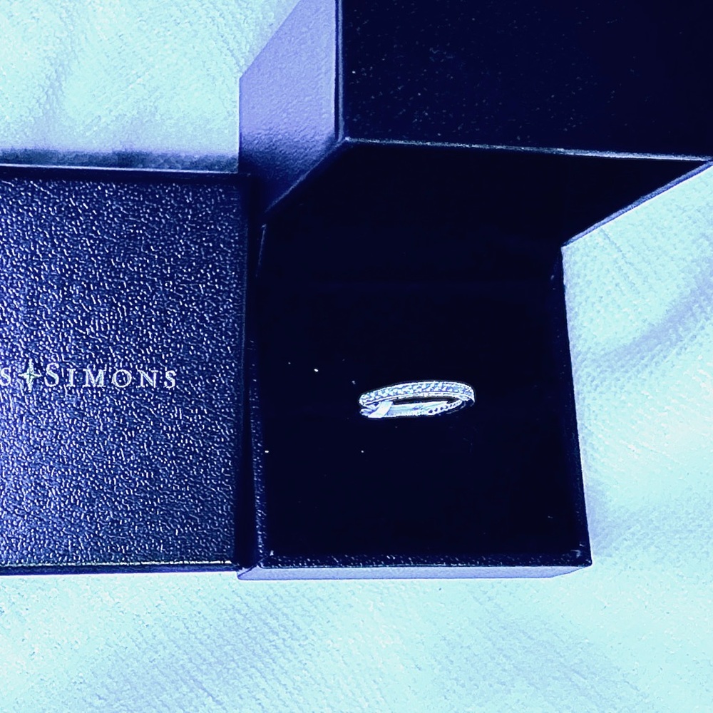 Ring Lab Diamond Ring 6.5 Ross-Simons Silver MSRP $1,240.00+tax/s&h